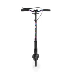 Byox Kinderroller Quick klappbar, Handbremse, Seitenständer, LED-Scheinwerfer schwarz