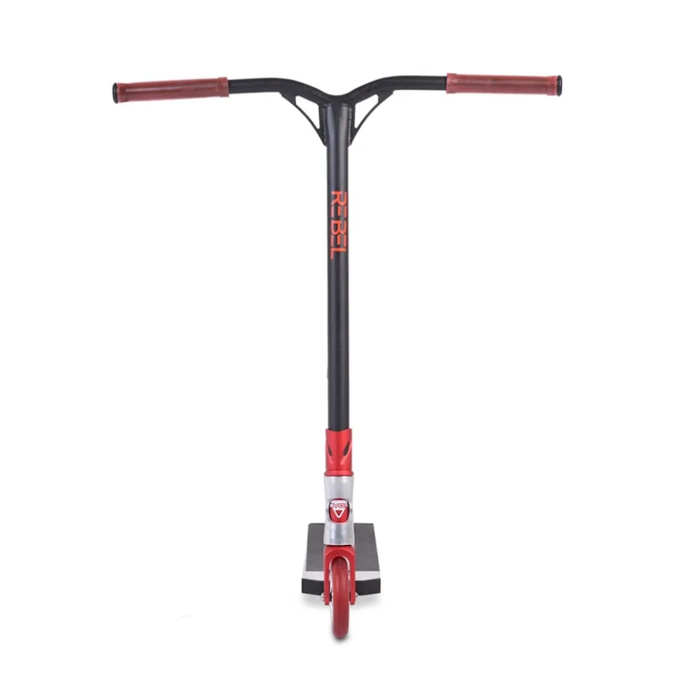 Byox Kinderroller Rebel, Aluminium, ABEC-9 Lager, Stahllenker, PU Räder, Bremse rot