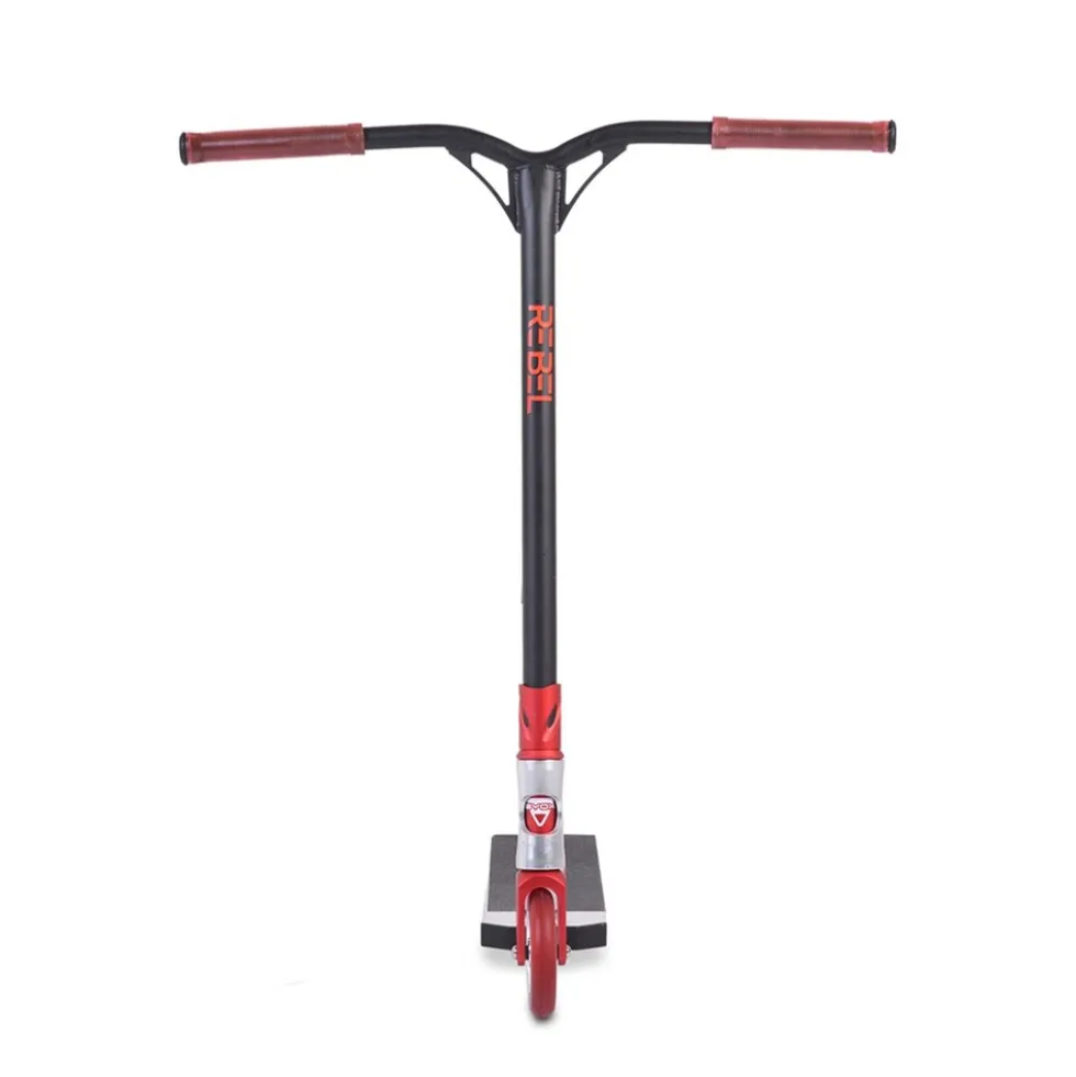 Byox Kinderroller Rebel, Aluminium, ABEC-9 Lager, Stahllenker, PU Räder, Bremse rot