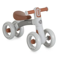 Byox Laufrad RollyBoo 10 Zoll EVA-Reifen Stoßdämpfer Beleuchtung 4 Räder braun
