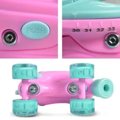 Byox Rollschuhe Ariel, leuchtende PU-Rollen, ABEC-5 Lager, Größe L (38-41)