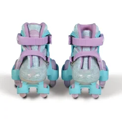 Byox Rollschuhe Beetle Größe XS 26-29, PU-Rollen, ABEC-5 Lager, Stopper hinten lila