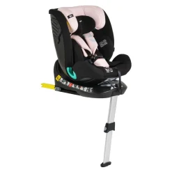 Cangaroo Kindersitz i-Protect i-Size (40-150cm) Gruppe 0+/1/2/3 Stützfuß Isofix rosa