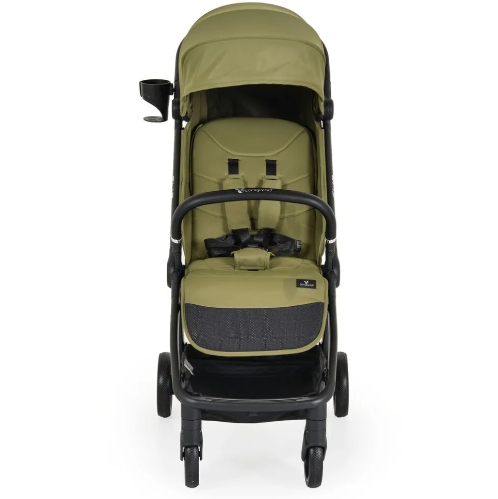 Cangaroo Kinderwagen, Sommerbuggy Flip klappbar Getränkehalter Korb Stoßdämpfer grün
