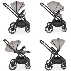 Cangaroo Kombikinderwagen 3 in 1 Christiano Babywanne Babyschale klappbar Tasche beige