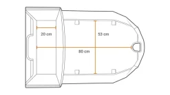 Cargo Einlegeplatte Zweisitzer