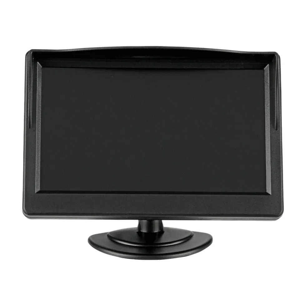 CARMATRIX Digitales HD Funk Rückfahrsystem 5" Monitor Nummernschild 170° Distanzlinien