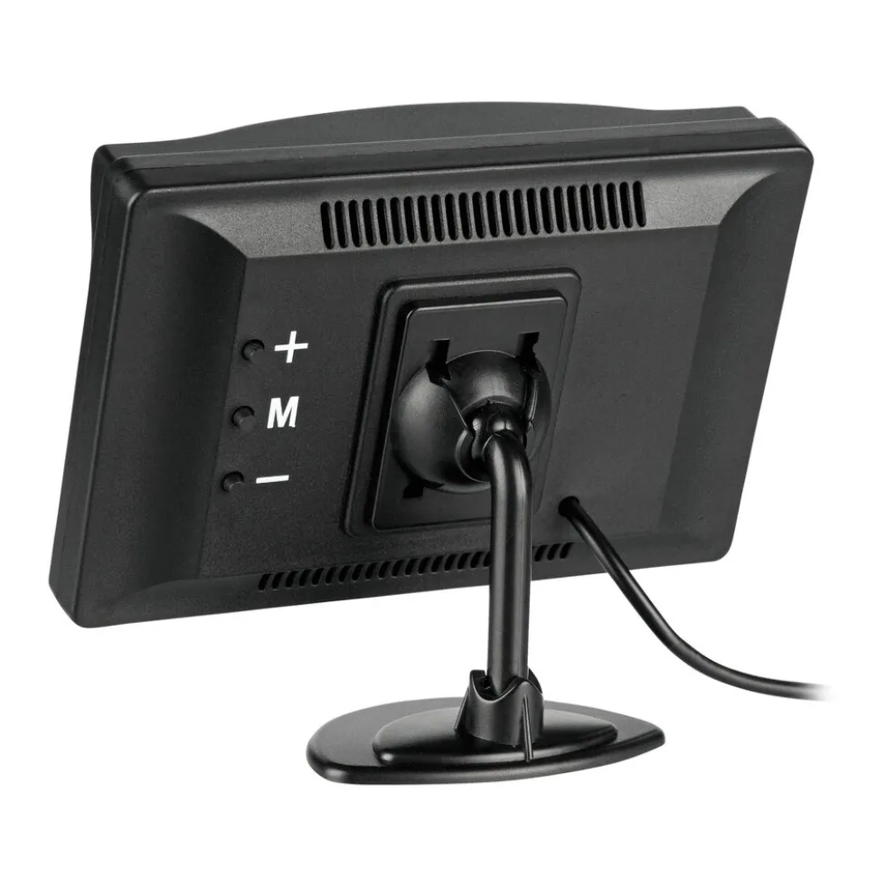 CARMATRIX Digitales HD Funk Rückfahrsystem 5" Monitor Nummernschild 170° Distanzlinien