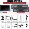 CARMATRIX DUO Solar Rückfahrsystem 7" Monitor HD Einparkhilfe für Wohnmobil, Nutzfahrzeug, Transporter