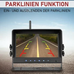 CARMATRIX HD Funk Rückfahrsystem Digital für LKW Wohnmobil Auto Transporter 7