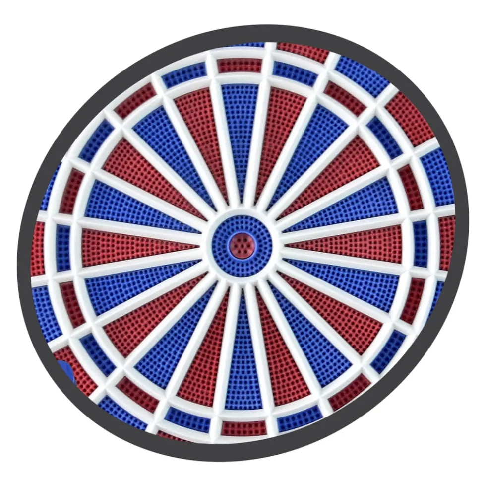 CARROMCO ELEKTRONIK DARTBOARD STRIKER-401, MIT ADAPTER, 2-LOCH ABSTAND
