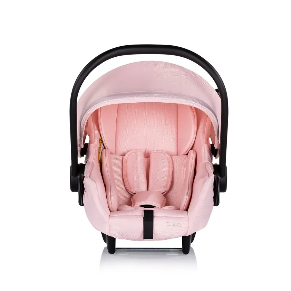 Chipolino Babyschale i-Size Aura (40-85cm) Gruppe 0+, Griff verstellbar, Gurt pink