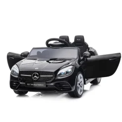 Chipolino Kinder Elektroauto Mercedes Benz SLC300 Fernbedienung MP3 Bluetooth schwarz