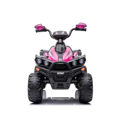 Chipolino Kinder Elektroquad ATV Speed Licht Musik 2 Motoren Fußpedal bis 35 kg rosa