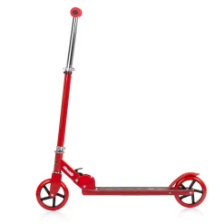 Chipolino Kinderroller Sharky klappbar PU Räder ABEC-7 Lager Bremse verstellbar rot
