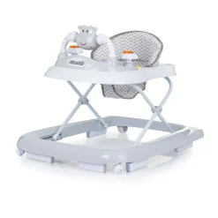 Chipolino Lauflernhilfe Little Cow Räder Stopper Höhenverstellbar Musik Licht grau