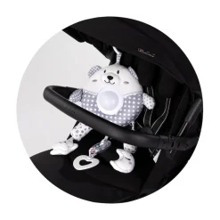 Chipolino Musikmobile große Tiere Melodie Lichteffekte Plüschtier ab Geburt grau