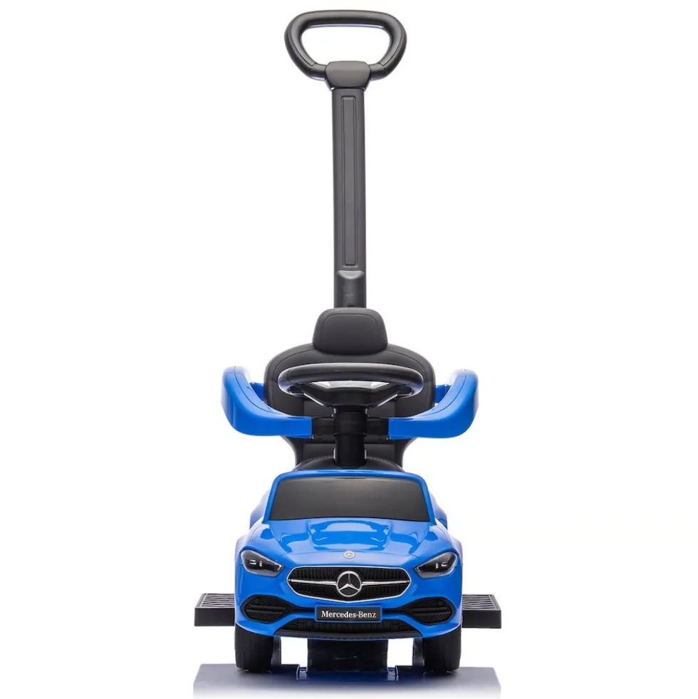 Chipolino Rutschauto Mercedes Benz C-Klasse Stauraum Fußstütze Schiebegriff Hupe blau