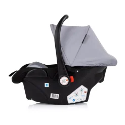 Chipolino Set Babyschale Isofix-Basisstation Amore i-Size Gruppe 0+ (0 - 13 kg) hellgrau