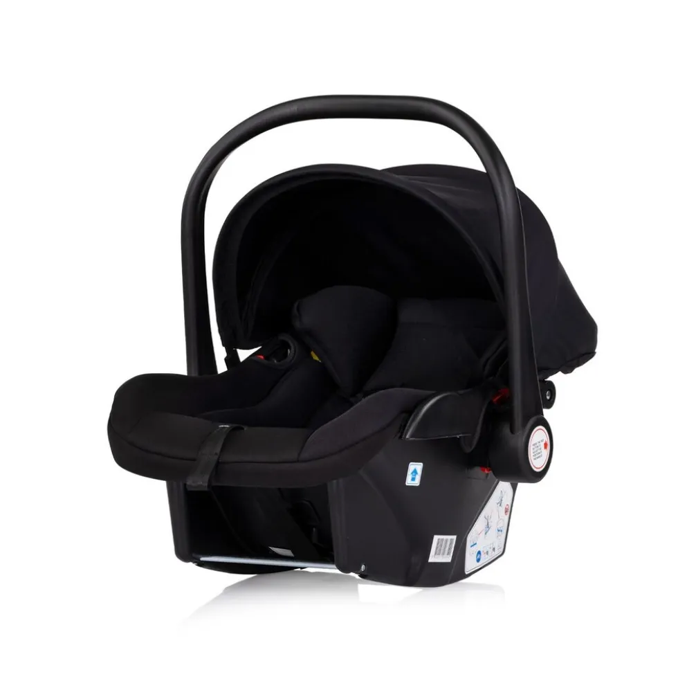 Chipolino Set Babyschale Isofix Basis-Station Vista i-Size (40-87cm) verstellbar schwarz