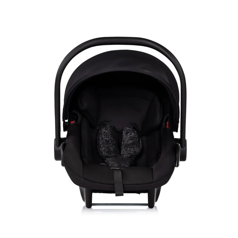 Chipolino Set Babyschale Isofix Basis-Station Vista i-Size (40-87cm) verstellbar schwarz