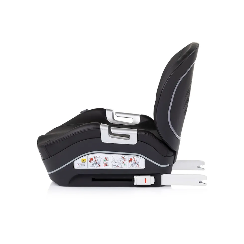 Chipolino Sitzerhöhung Genesis Smart i-Size 125-150 cm Isofix Kühlung Heizung schwarz