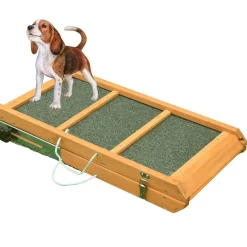 Coemo Hunde Rampe klappbar Aufstiegshilfe für Haustiere - Anti-Rutsch-Belag