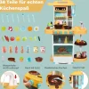 Coemo Kinderküche Paula Spielküche GELB mit viel Zubehör