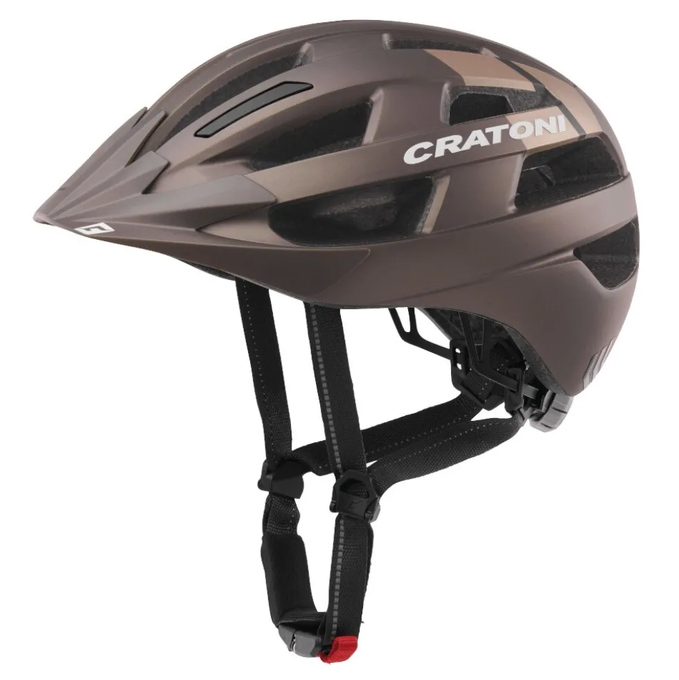 CRATONI City - Fahrradhelm Velo-X , braun metallic matt