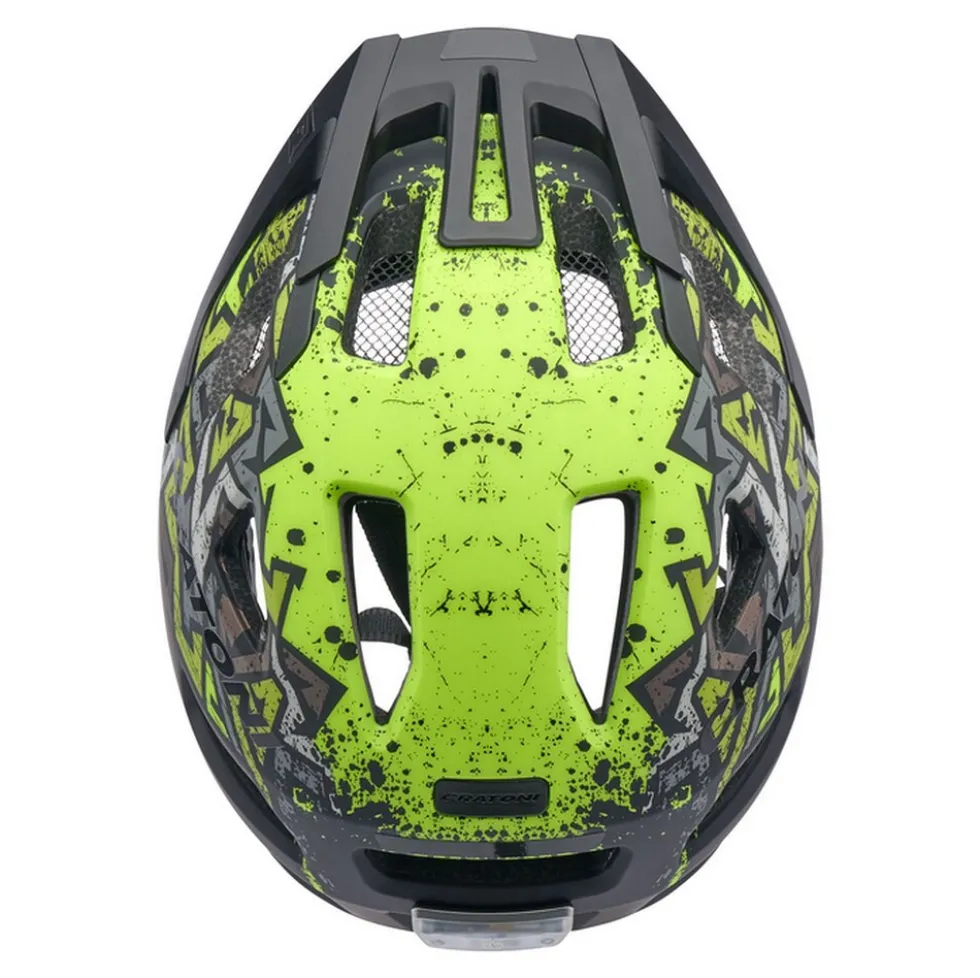CRATONI Fahrradhelm Maxster Pro, wild-neonyellow matt