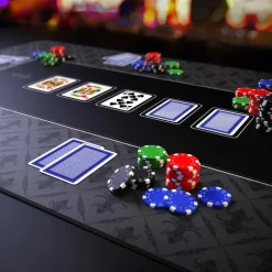 CSL XXL Pokermatte Tischauflage für Poker Kartenspiel Matte/ 100 x 60 cm /Pokertisch Auflage