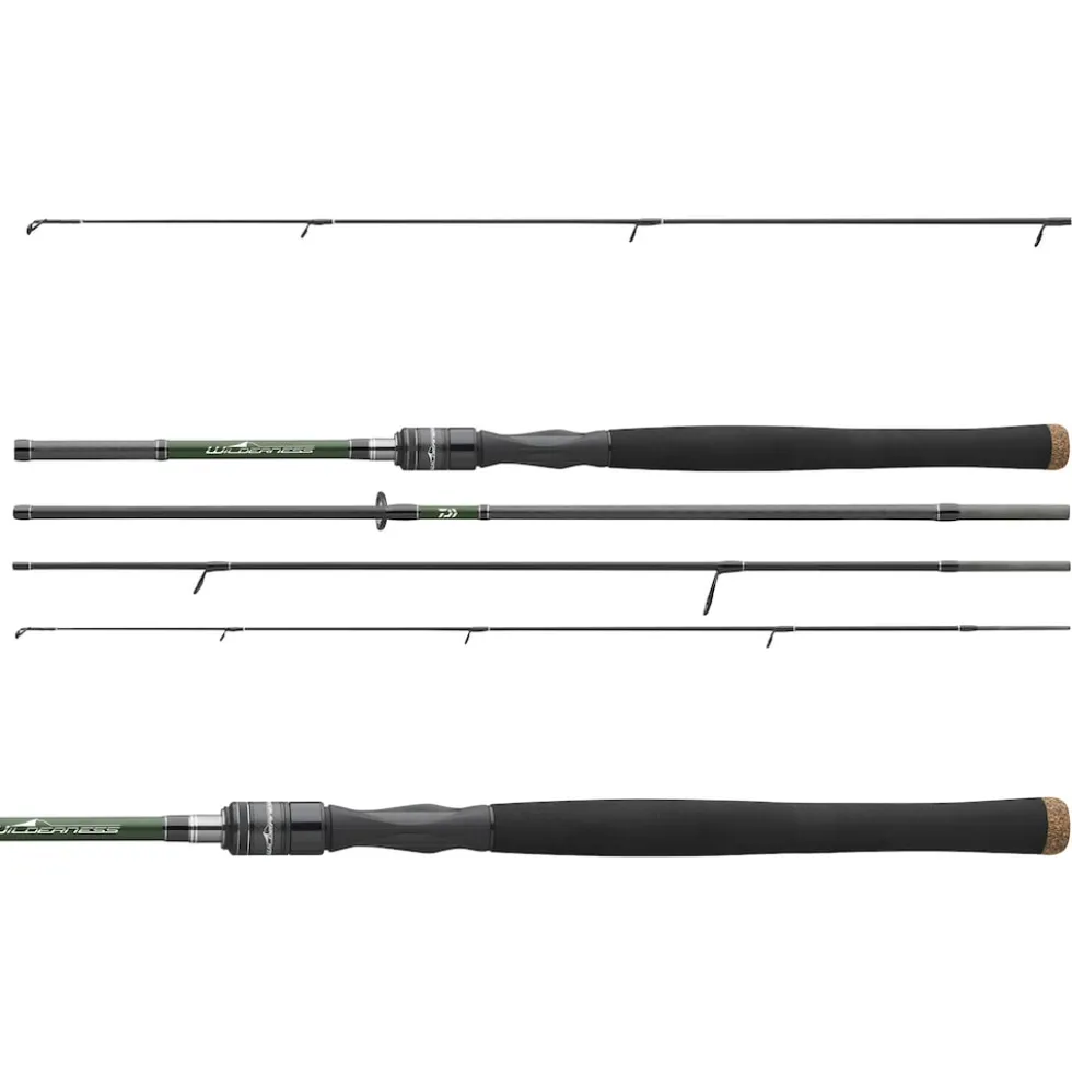 Daiwa Wilderness Travel 2,05m 2-10g Solid Reise-Spinnrute
