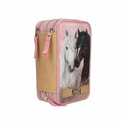 Depesche 3-Fach Federtasche Dusty Rose Miss Melody 20 x 13 x 7,5 cm