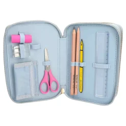 Depesche 3-Fach Federtasche FESTIVAL FUN TOPModel 7,5 x 13 x 20 cm