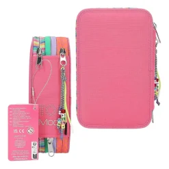 Depesche 3-Fach Federtasche mit Stifte TOPModel 20,5 x 14,3 cm