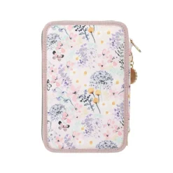 Depesche 3-Fach Federtasche SUMMER FEELING inkl. Stifte TOPModel 7,5 x 13 x 20 cm