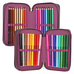 Depesche 3-Fach Federtasche TOPModel 7,5 x 13 x 20 cm