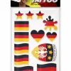 Deutschland Tattoos Fanartikel Schwarz Rot Gold temporäre Flaggen Body Art Kinder Erwachsene
