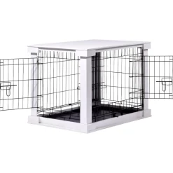 Dobar Design Haustierkäfig mit Tischoberfläche Gr.M