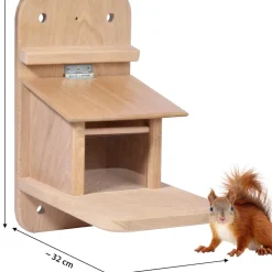 dobar Eichhörnchenfutterstation Premium Eiche