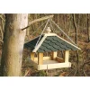 dobar Futterhaus mit grünen Bitumenschindeln inkl. Kette