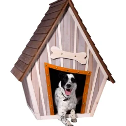 dobar große Hundehütte mit entfernbarem Boden | ca. 90x77x109 cm