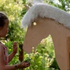dobar Großes Spielpferd aus Holz - versch. Ausführungen