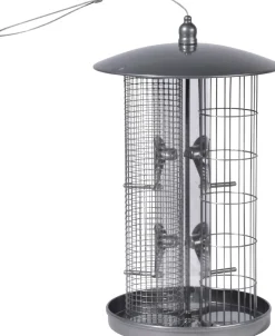 dobar 3-Kammer Futterspender aus Metall