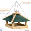 dobar Vogelfutterhaus aus Holz mit Kette