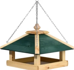 dobar Vogelfutterhaus aus Holz mit Kette