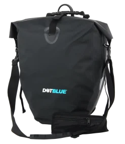 Dot-Blue Gepäckträgertasche 25,4 l, Universale Tasche für den Gepäckträger mit Klicksysstem, wasserdicht