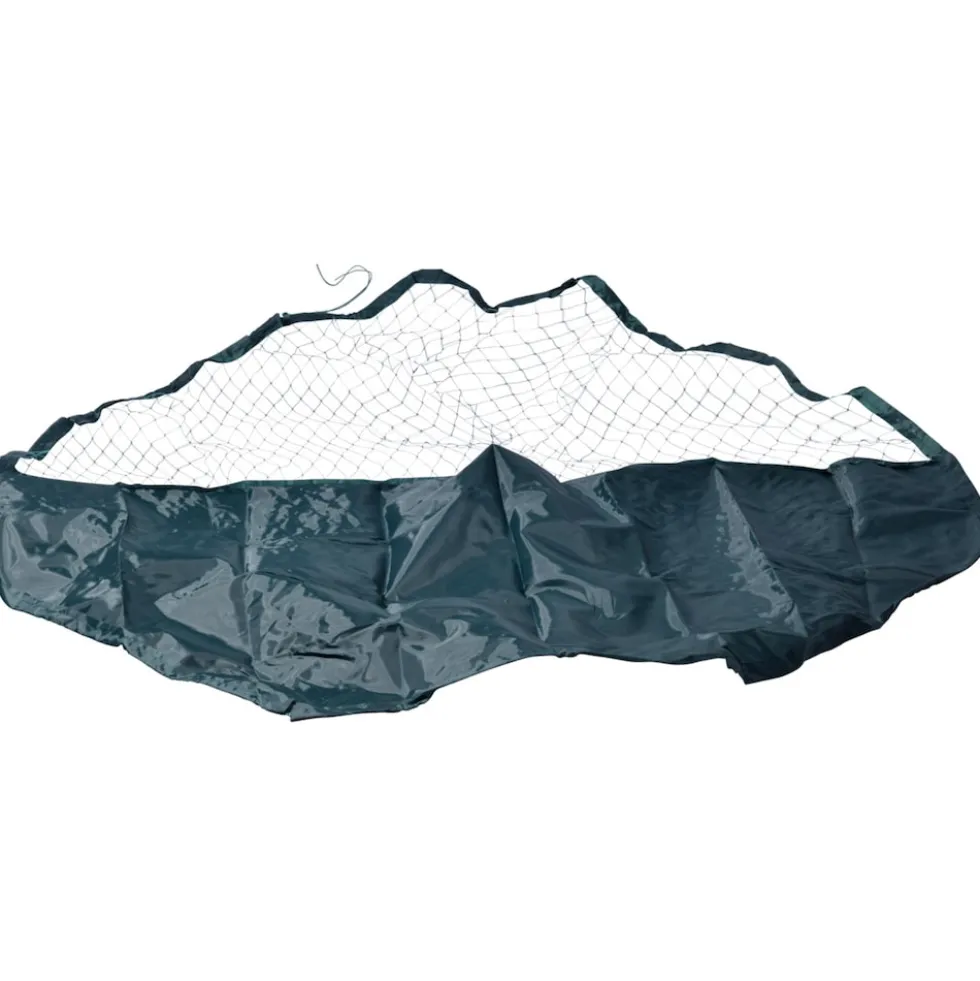 8-eckiges Nylon-Schutznetz für Kleintier-Freigehege, 135 x 135 cm Abdeckung mit Sonnenschutz, grün