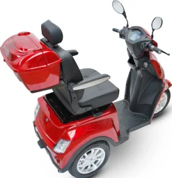 ECO ENGEL 504, Elektromobil 25 km/h mit Li-io 30 AH Akku, Rot