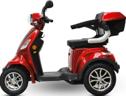 ECO ENGEL 510 E-Scooter 4 Räder 25 km/h Seniorenmobil, Rot - versch. Farben